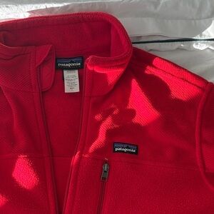 Patagonia Vibrant Red Zip-Up Fleece